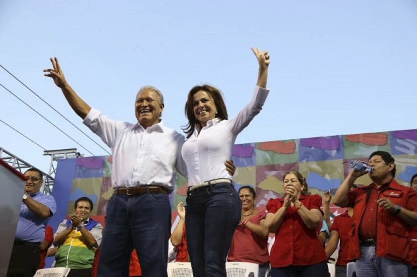 Salvador Sanchez Ceren  Vanda Pignato. Photo  Luis Lopez