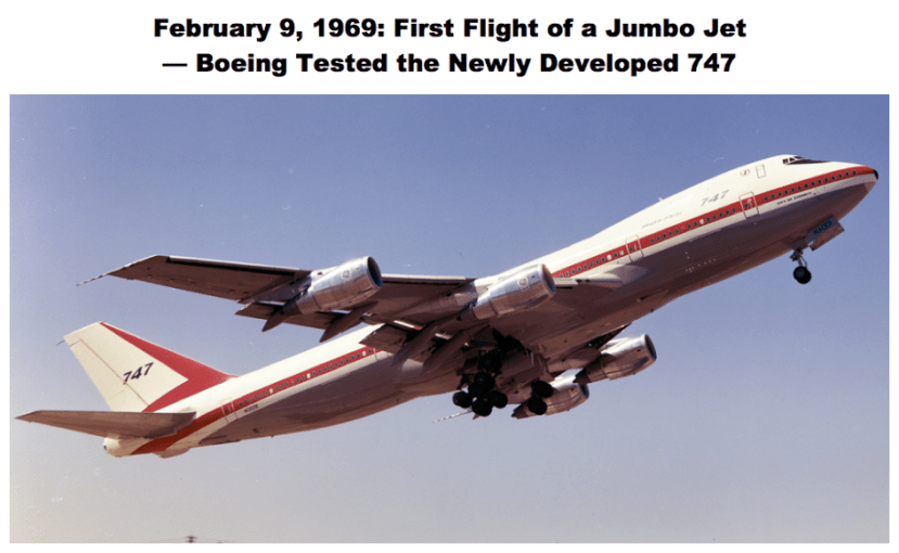 First 747 Flight